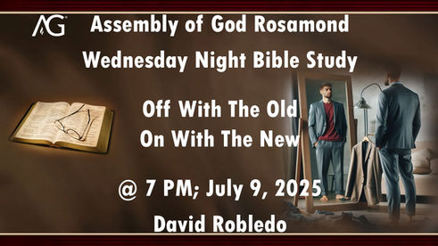Bible Study 7.9.2025